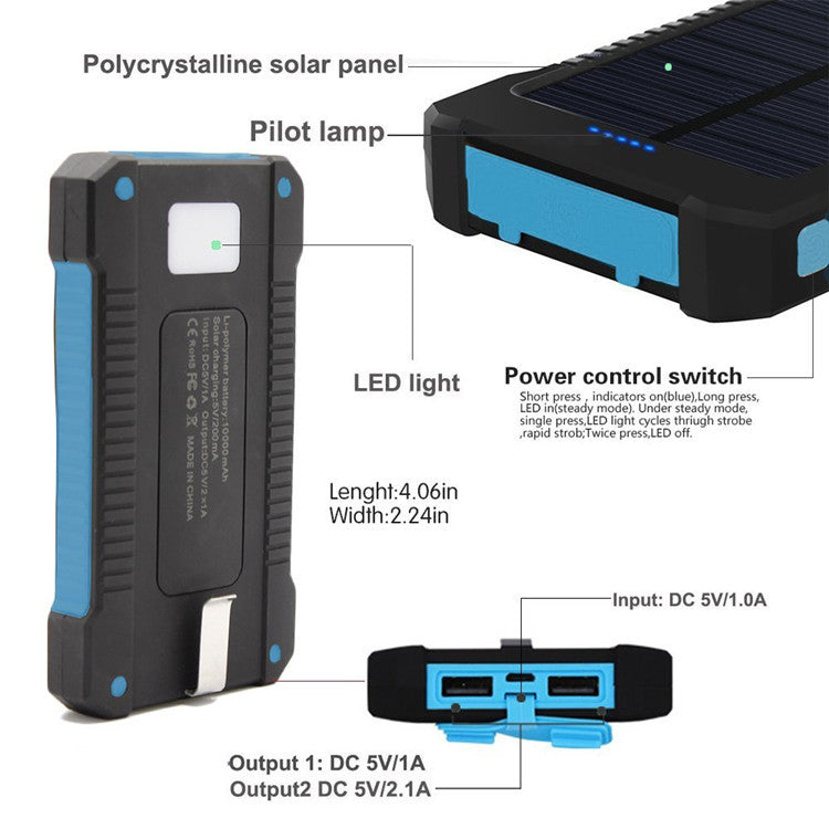 Waterproof Solar PowerBank