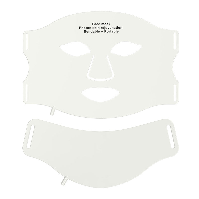 "Silicone LED Photon Skin Mask – Pro Version (Seven-Color LED, Infrared) for Home Use"