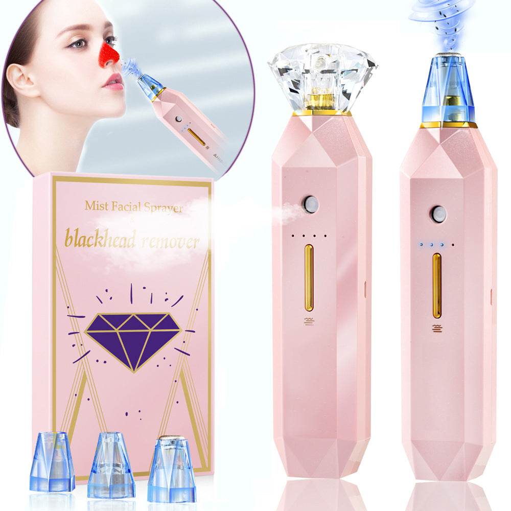 2-in-1 Small Bubble Blackhead Remover & Oxygen Hydration Facial Device