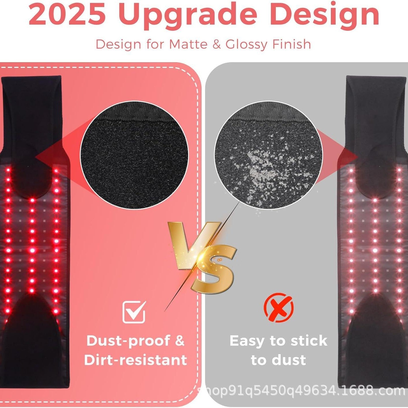 "Red Light Therapy & Infrared Heating Waist Belt : Best for targeting pain relief, muscle recovery, and premium wellness seekers."