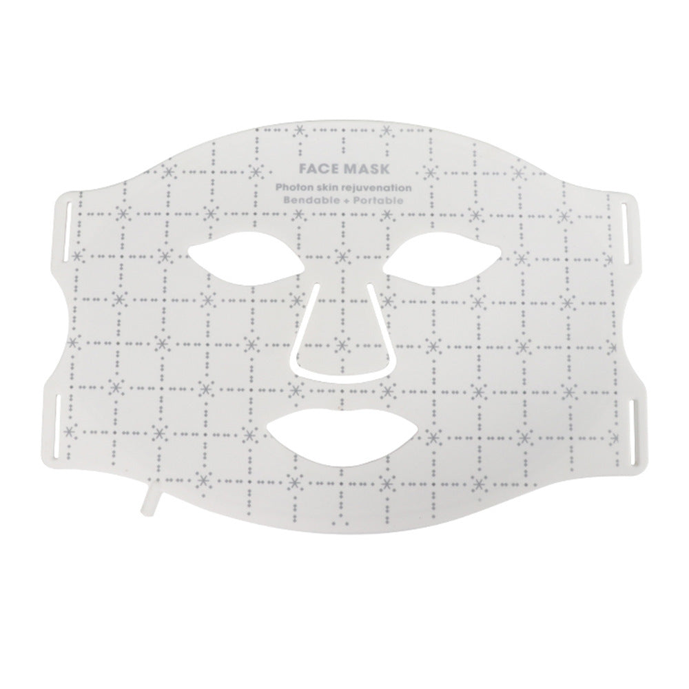 "Silicone LED Photon Skin Mask – Pro Version (Seven-Color LED, Infrared) for Home Use"