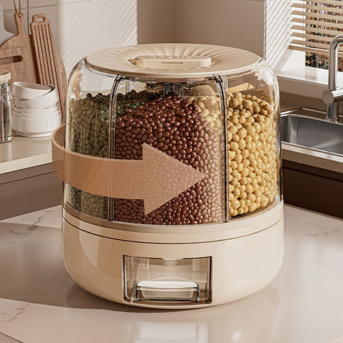 Rotating 6-Grid Food Dispenser TRIN GLOBAL - S