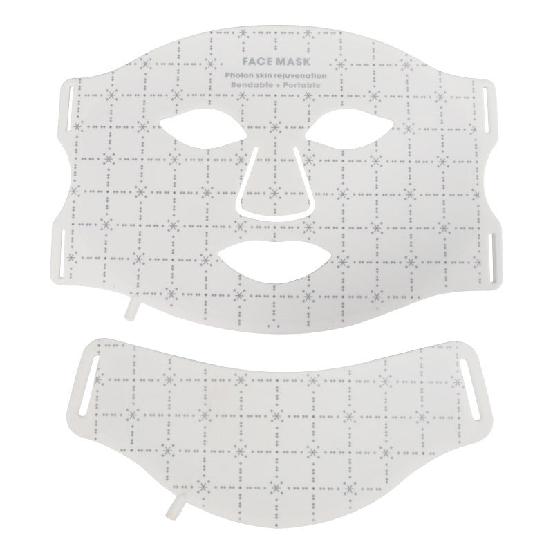 "Silicone LED Photon Skin Mask – Pro Version (Seven-Color LED, Infrared) for Home Use"