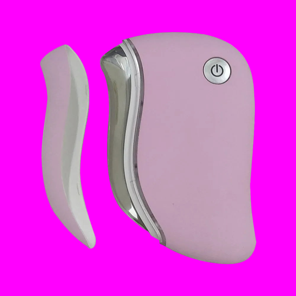 USB Electric Gua Sha Scraping Massager | Red Light & EMS Microcurrent Facial Lifting Device