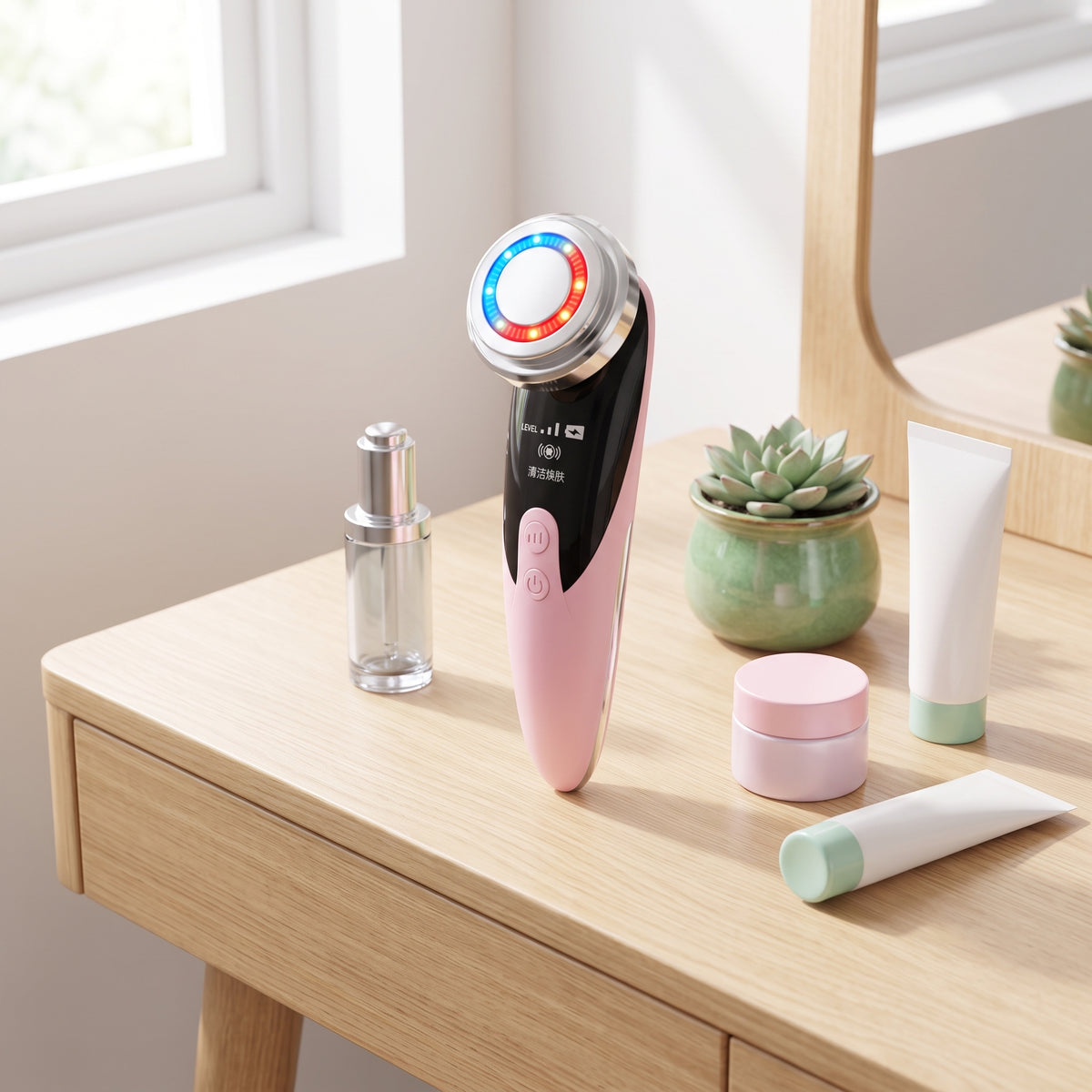 Studio photo of Beauty Importer Skin Rejuvenation Facial Massage Device With 4 Modes in context